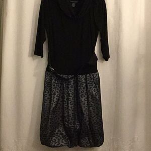 ❤️Womens FRANK LYMAN Belted Dress